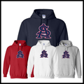 AR SWAT - AS LOGO *RED* Cotton Blend Hoodie Sweatshirt