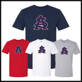 AR SWAT - AS LOGO *RED* Short Sleeve Ringspun Cotton T-Shirt