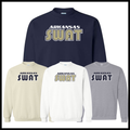 AR SWAT - SWAT TEXT *GOLD* Cotton Blend Crewneck Sweatshirt
