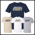 AR SWAT - SWAT TEXT *GOLD* Short Sleeve Ringspun Cotton T-Shirt