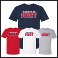 AR SWAT - SWAT TEXT *RED* Short Sleeve Ringspun Cotton T-Shirt