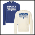 Bismarck Football Cotton Blend *POCKET* Crewneck Sweatshirt
