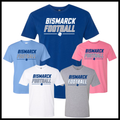 Bismarck Football Short Sleeve Ringspun Cotton T-Shirt