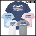 Bismarck Football Short Sleeve Comfort Colors T-Shirt