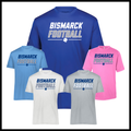 Bismarck Football Short Sleeve 100% Poly Wicking T-Shirt