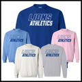 Bismarck Lions Athletics Cotton Blend Crewneck Sweatshirt