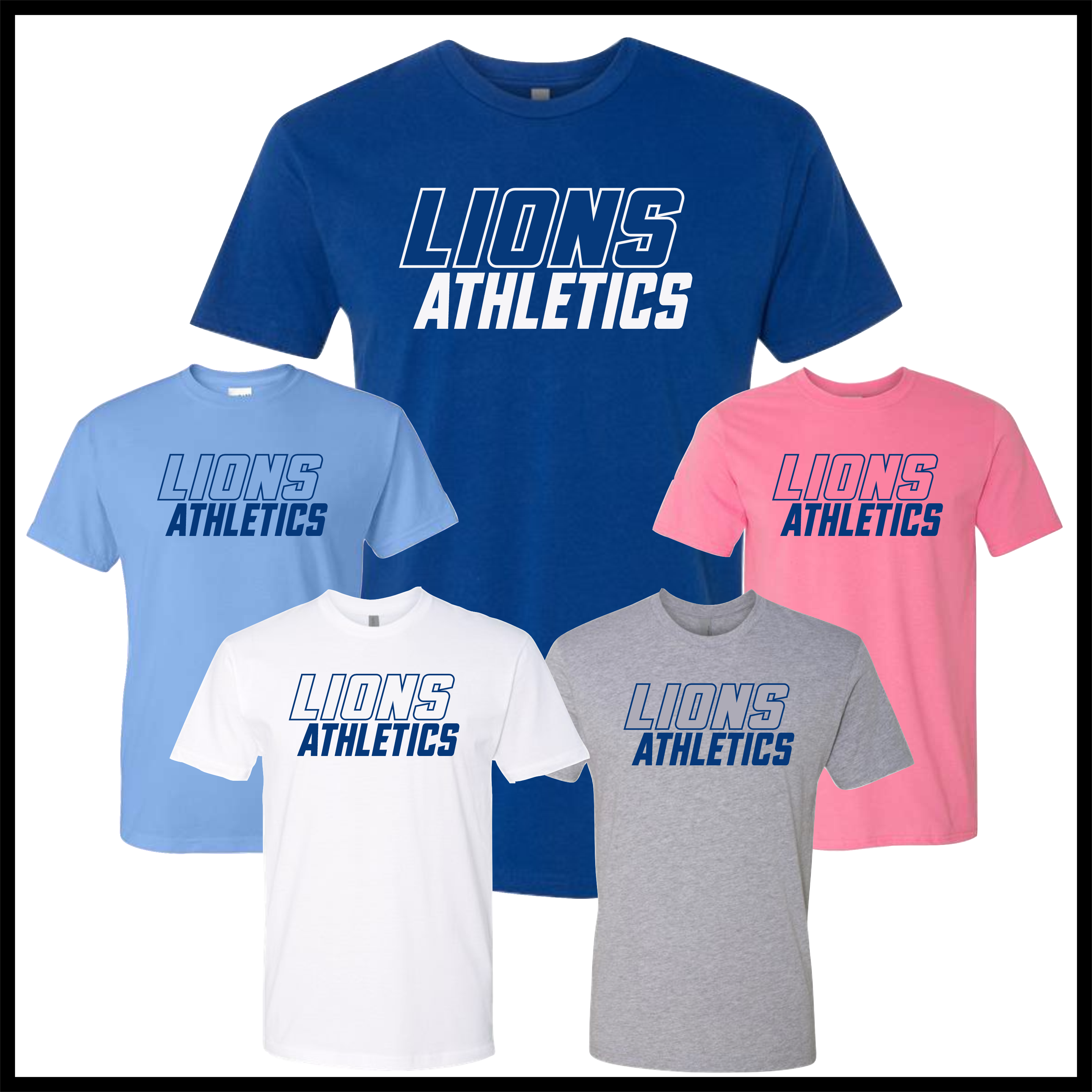 Bismarck Lions Athletics Short Sleeve Ringspun Cotton T-Shirt