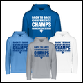 Bismarck Back To Back 100% Poly Wicking Hoodie Sweatshirt