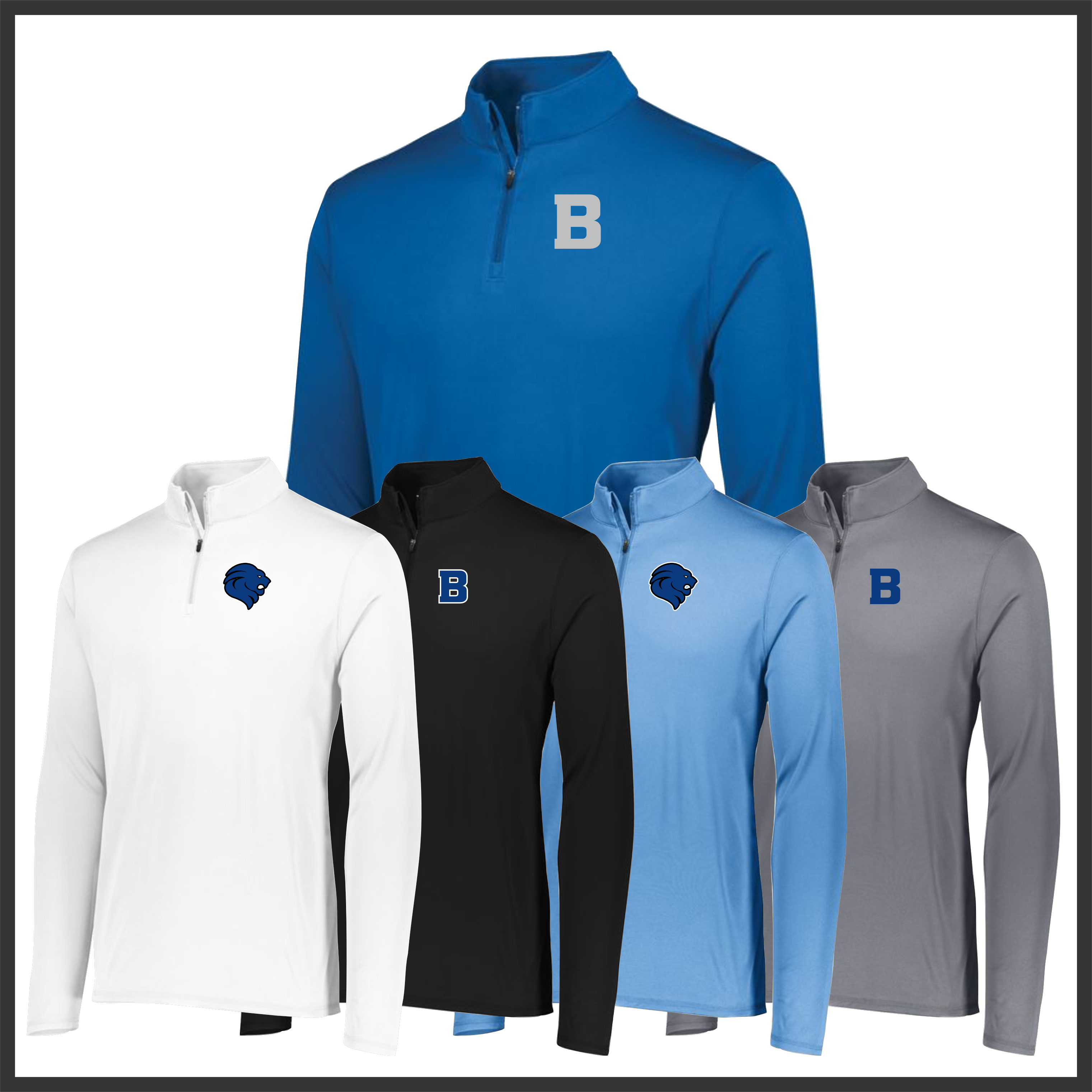 Bismarck Lightweight 1/4 Zip 100% Poly Performance Pullover