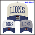 Bismarck 5 Panel LIONS Text Hat