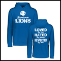 Bismarck Respected By All 100% Poly Wicking Hoodie Sweatshirt