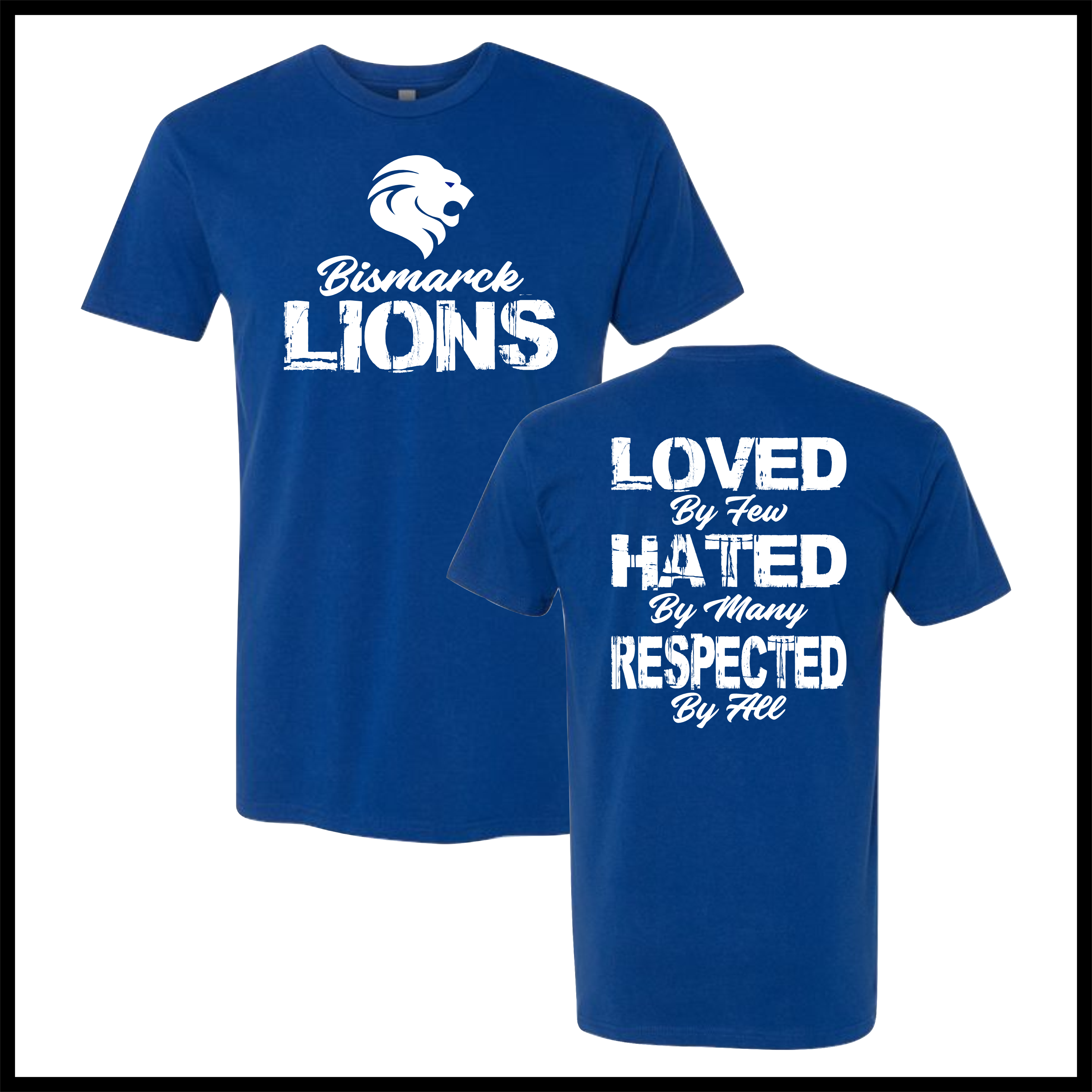 Bismarck Respected By All Short Sleeve Ringspun Cotton T-Shirt