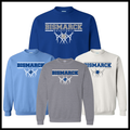Bismarck Basketball Cotton Blend Crewneck Sweatshirt