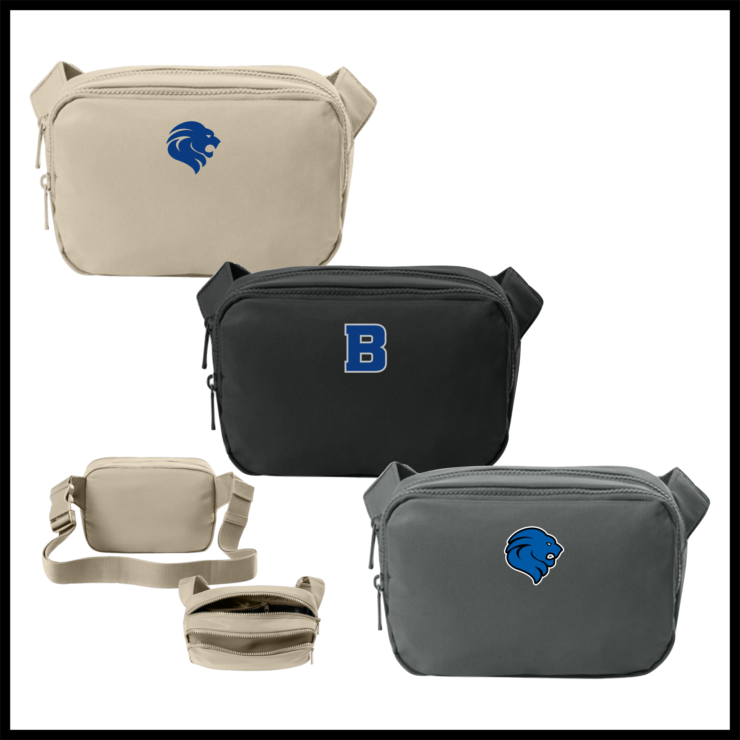 Bismarck Dual Compartment Crossbody Bag