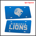 Bismarck Laser Engraved License Plate