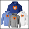 Bismarck Lion Heart Cotton Blend Hoodie Sweatshirt