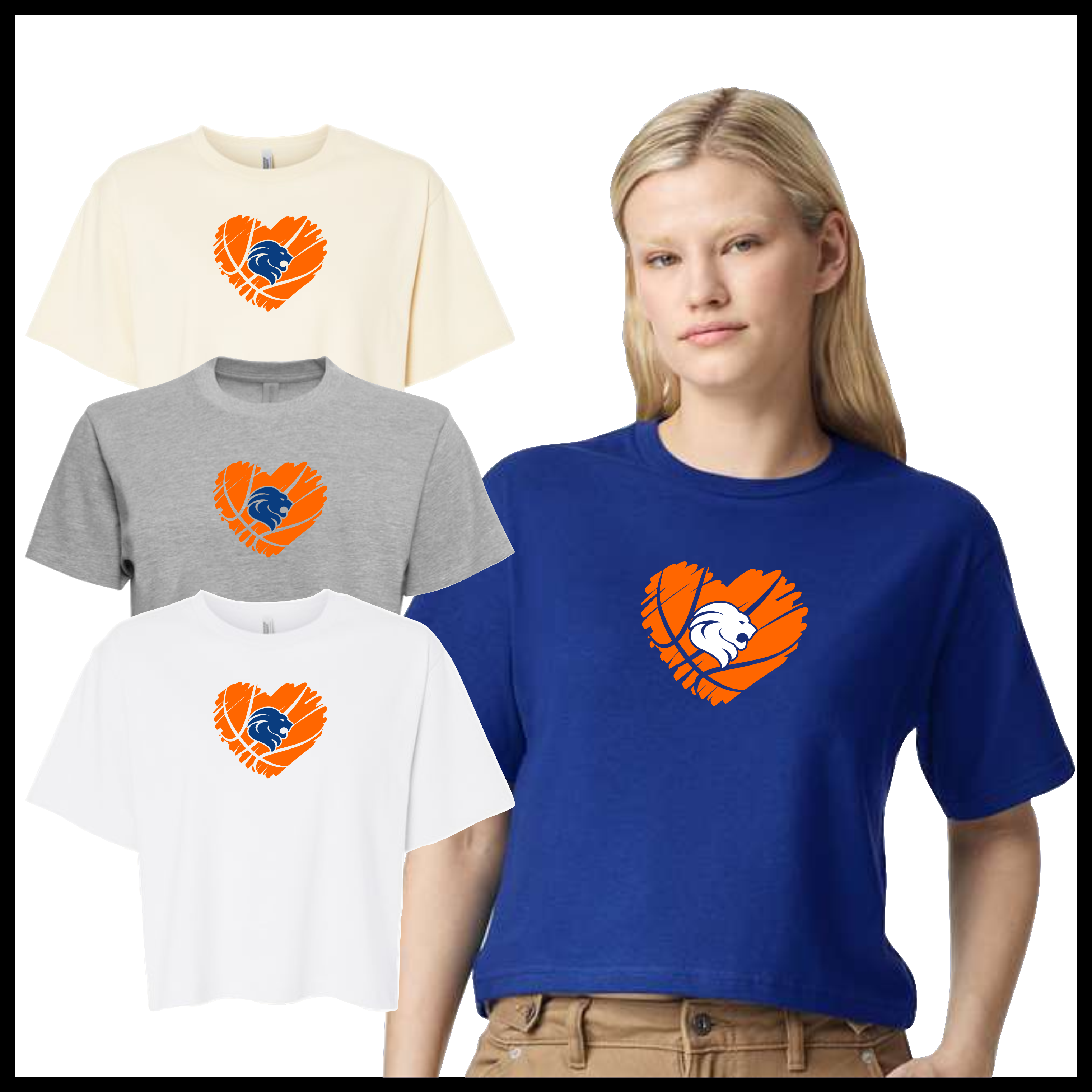 Bismarck Lion Heart Short Sleeve Boxy T-Shirt