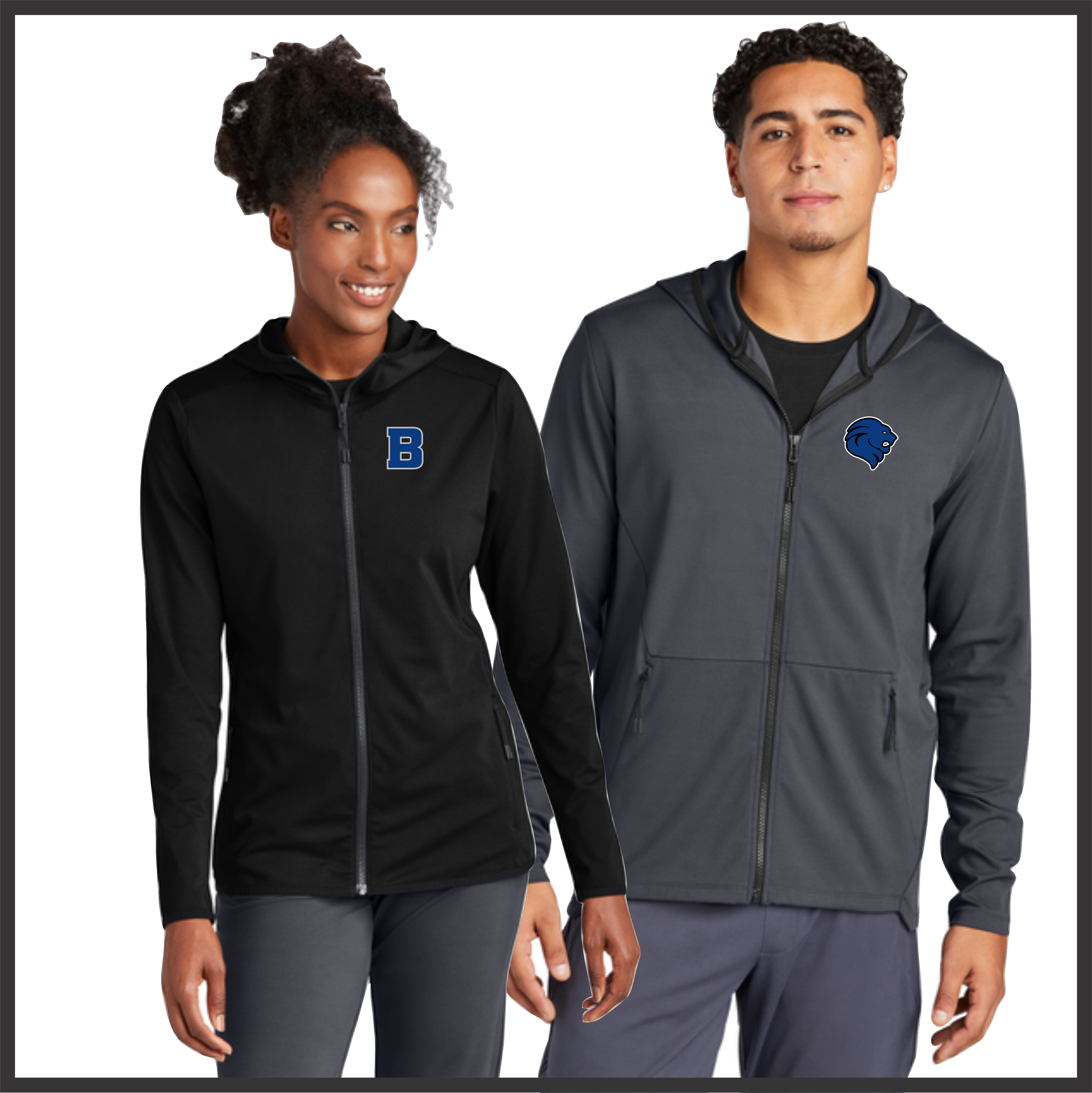 Bismarck Poly Spandex Warm Up Jacket