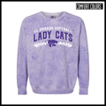 El Dorado LADY CATS SOFTBALL Comfort Colors Colorblast Crewneck Sweatshirt