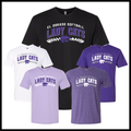 El Dorado LADY CATS SOFTBALL Short Sleeve Ringspun Cotton T-Shirt