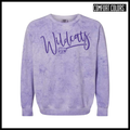 El Dorado WILDCATS SCRIPT Comfort Colors Colorblast Crewneck Sweatshirt