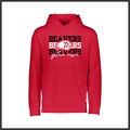 Glen Rose BEAVERS STACKED TEXT 100% Poly Wicking Hoodie Sweatshirt