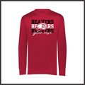 Glen Rose BEAVERS STACKED TEXT Long Sleeve 100% Poly Wicking T-Shirt