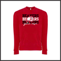 Glen Rose BEAVERS STACKED TEXT Cotton Blend *POCKET* Crewneck Sweatshirt