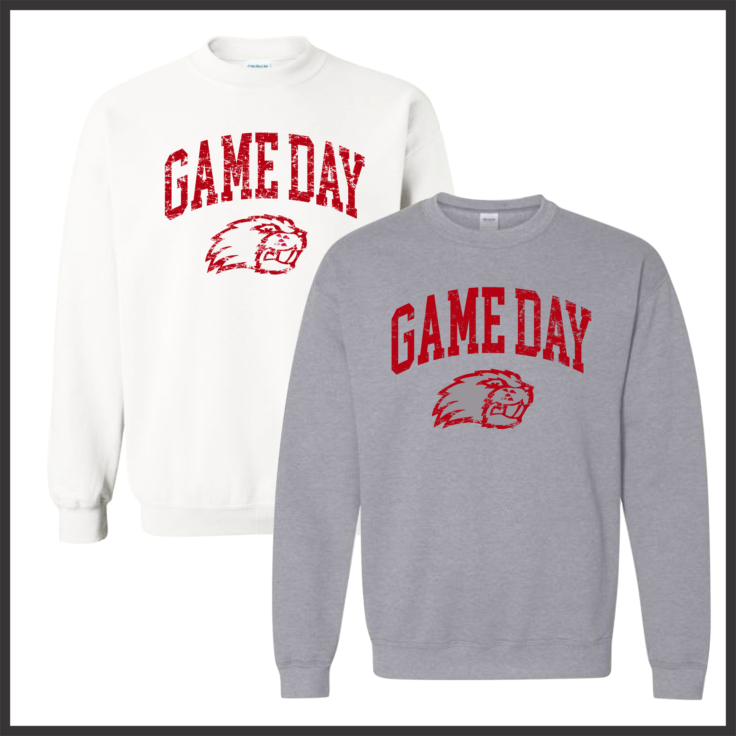 Glen Rose GAME DAY Cotton Blend Crewneck Sweatshirt