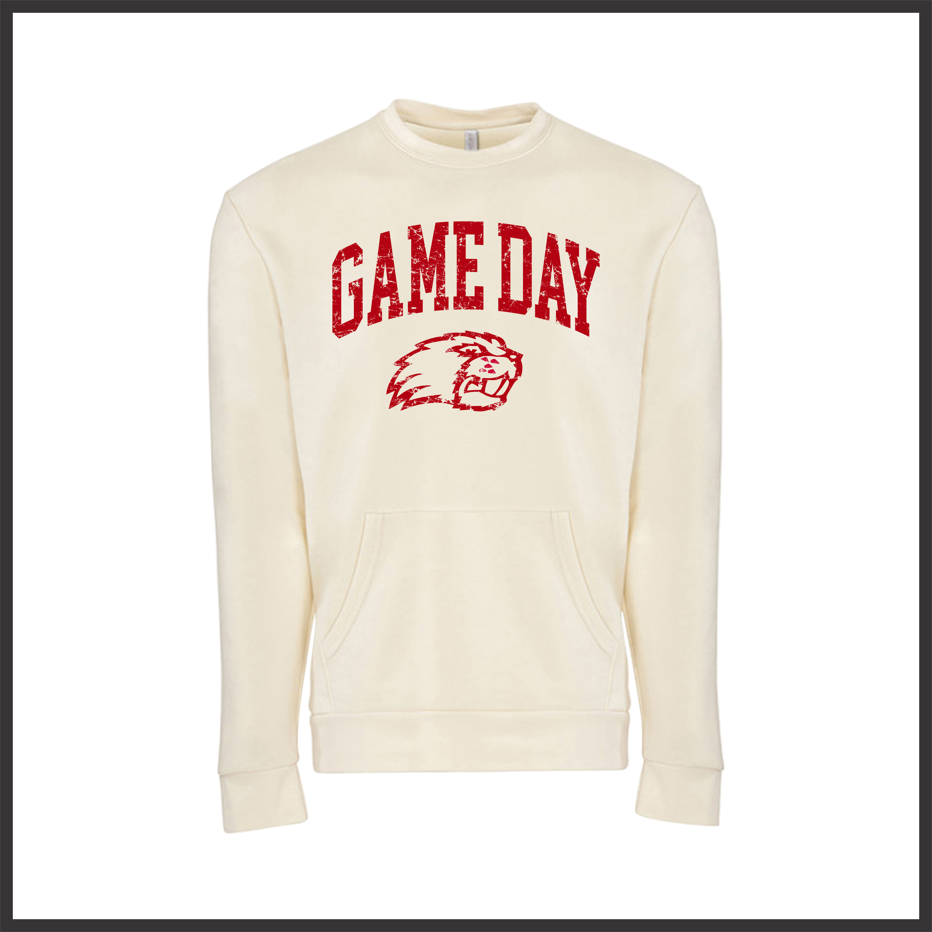 Glen Rose GAME DAY Cotton Blend *POCKET* Crewneck Sweatshirt