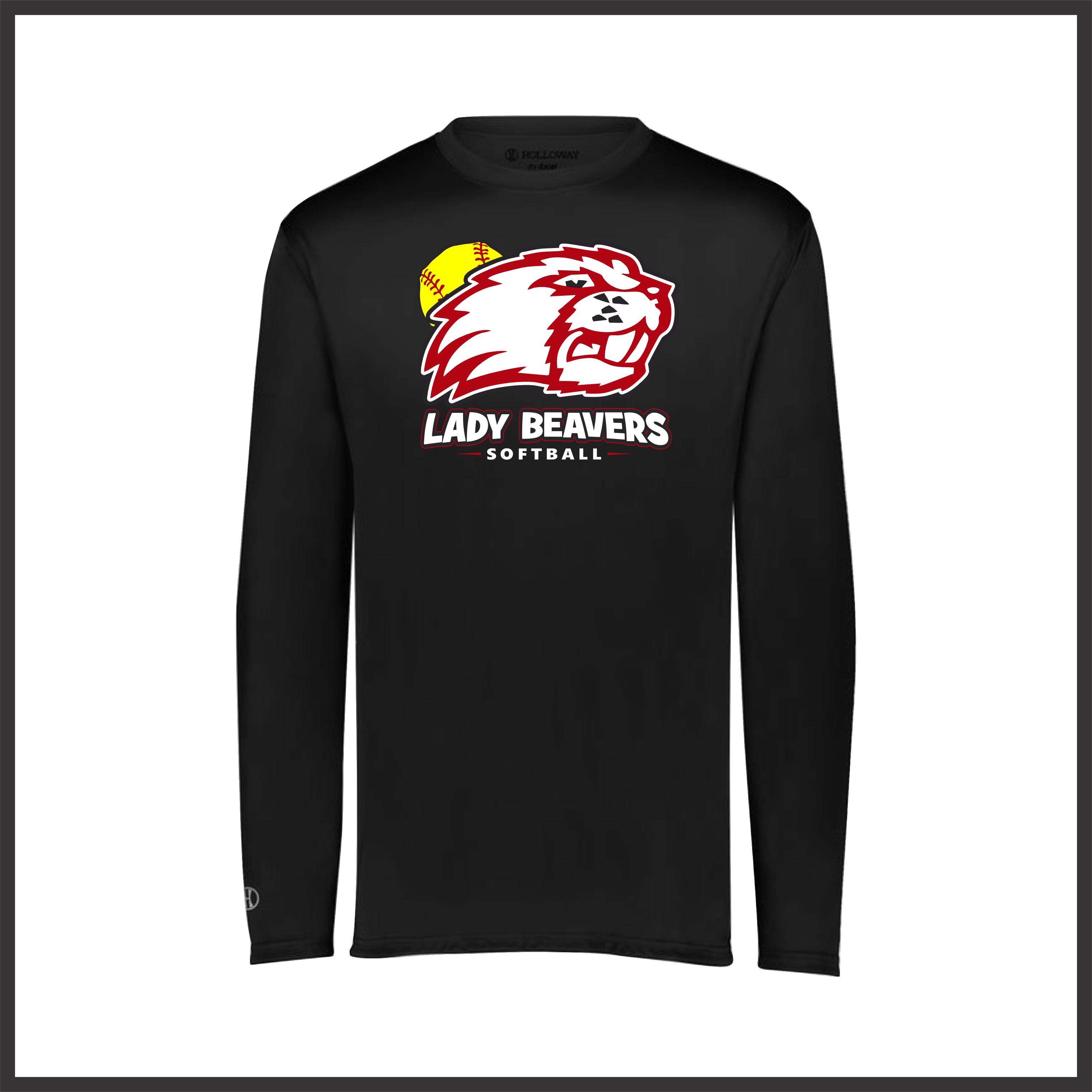 Glen Rose LADY BEAVERS SOFTBALL Long Sleeve 100% Poly Wicking T-Shirt
