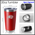 Glen Rose Spirit Laser Engraved 20 oz. Tumbler