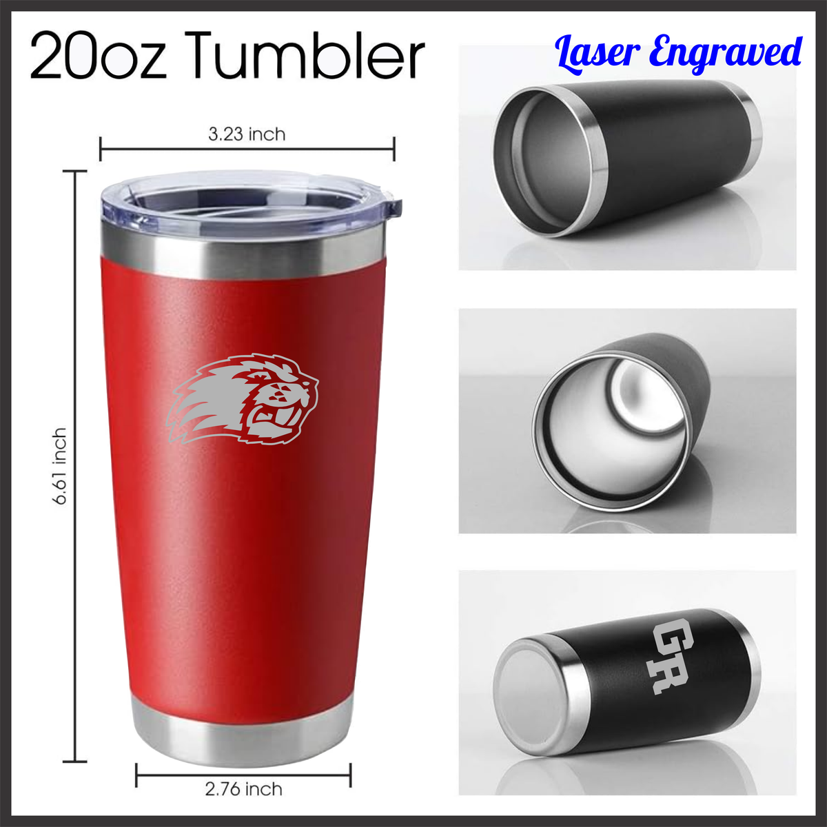 Glen Rose Spirit Laser Engraved 20 oz. Tumbler