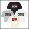 Glen Rose Spirit BEAVER ATHLETICS Boxy Crop T-Shirt