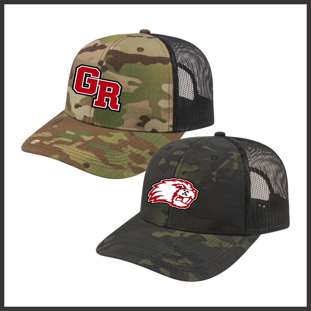 Glen Rose Spirit Camo Snapback Trucker Hat