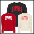 Glen Rose Spirit BEAVERS Polka Dot *POCKET* Crewneck Sweatshirt