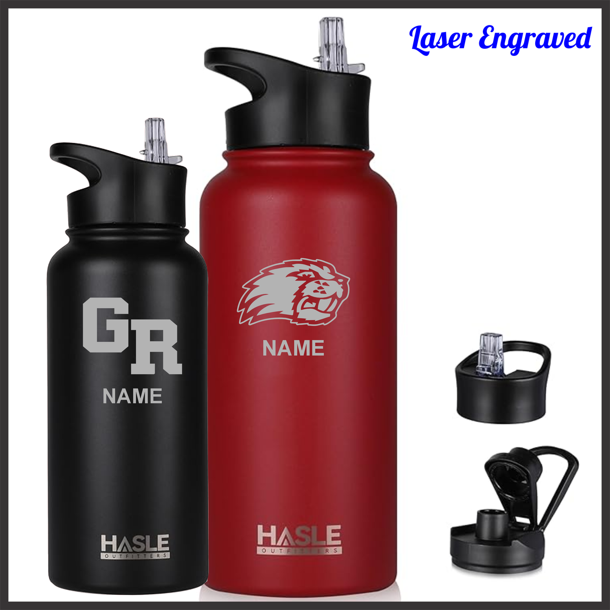 Glen Rose Spirit Laser Engraved Sport Top 32 oz. Water Bottle