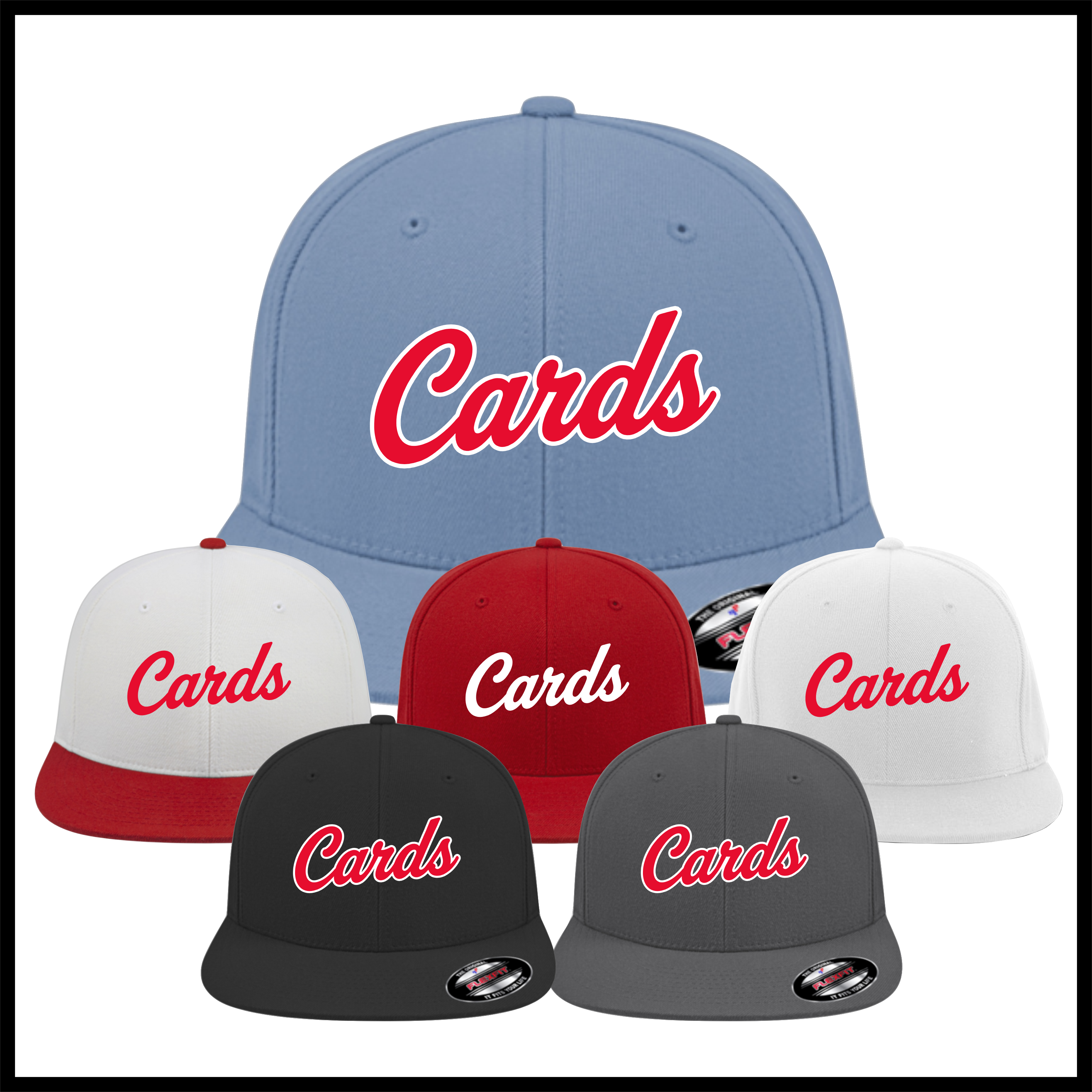 Harmony Grove Cards Script FlexFit Hat
