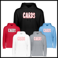 Harmony Grove Polka Dot Cards 100% Poly Wicking Hoodie Sweatshirt