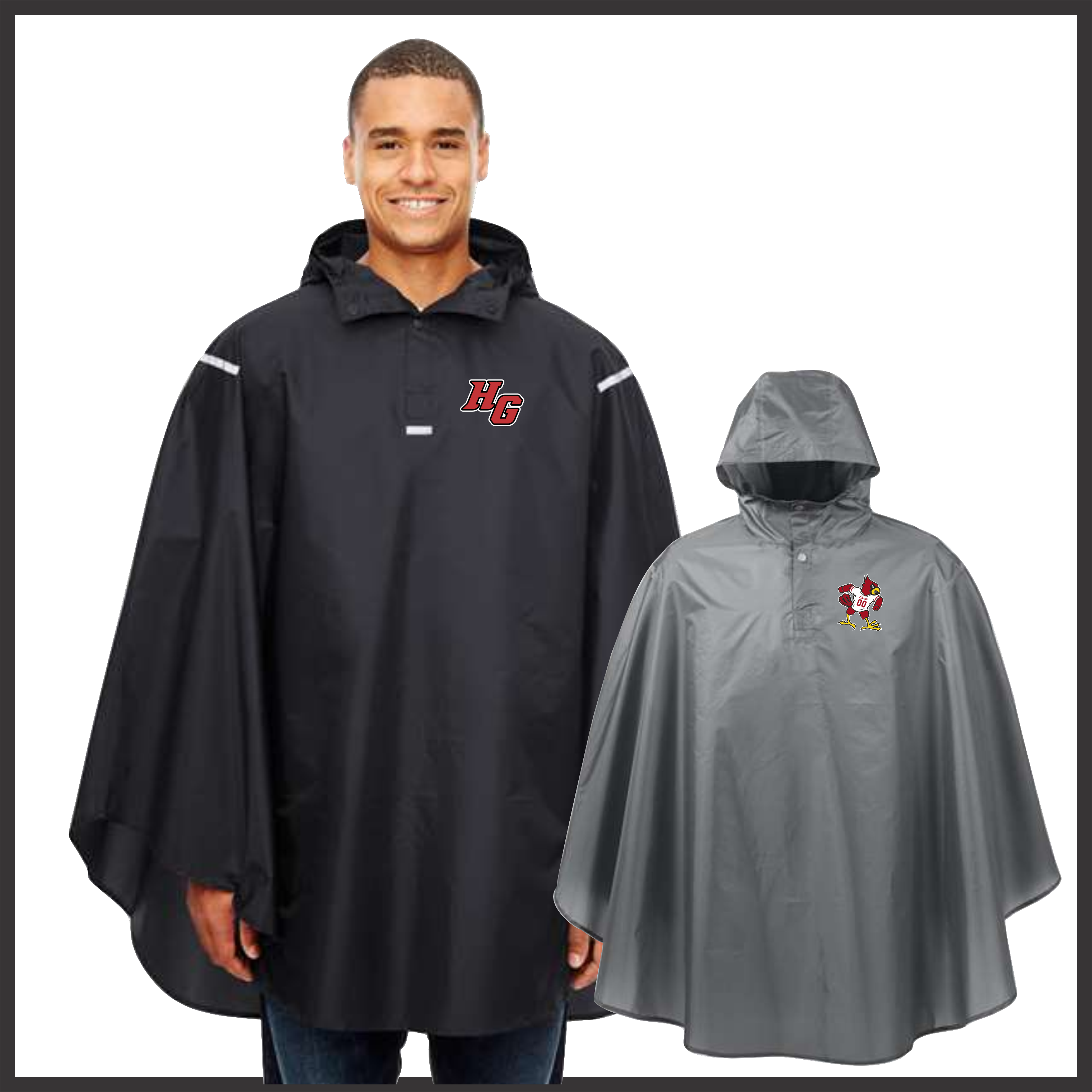 Harmony Grove Packable Poncho