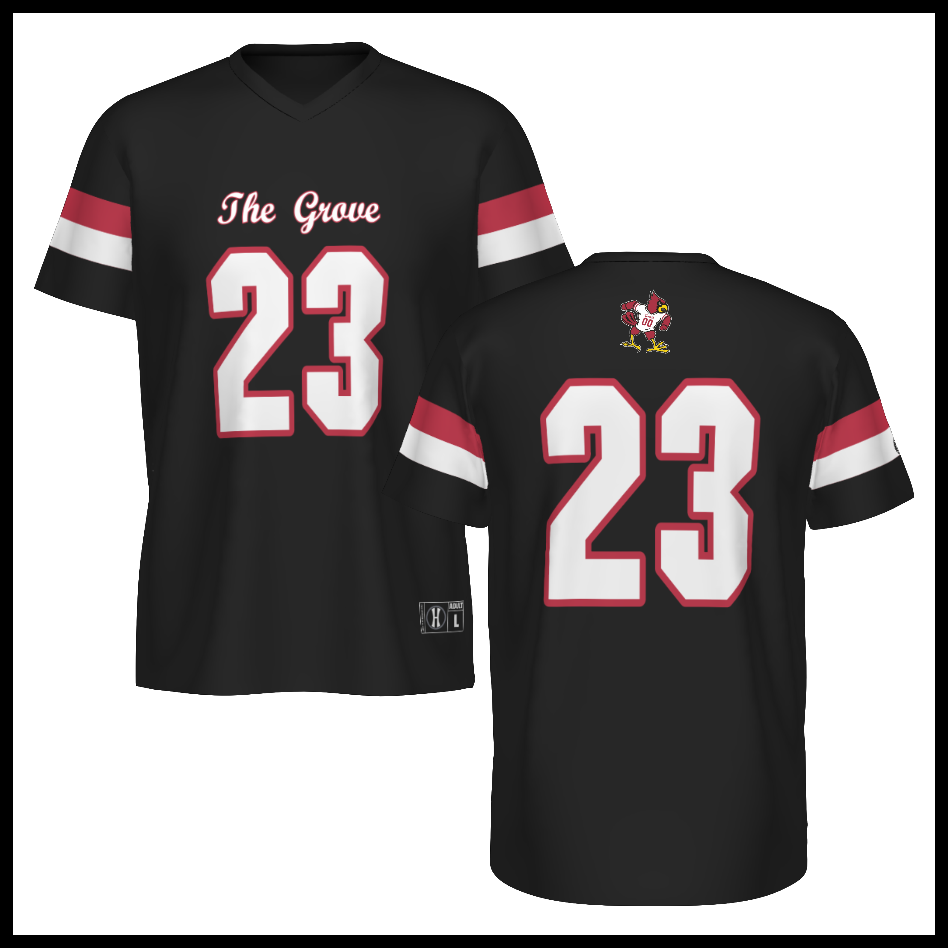 Harmony Grove Sublimated Football Jersey Spirit T-Shirt