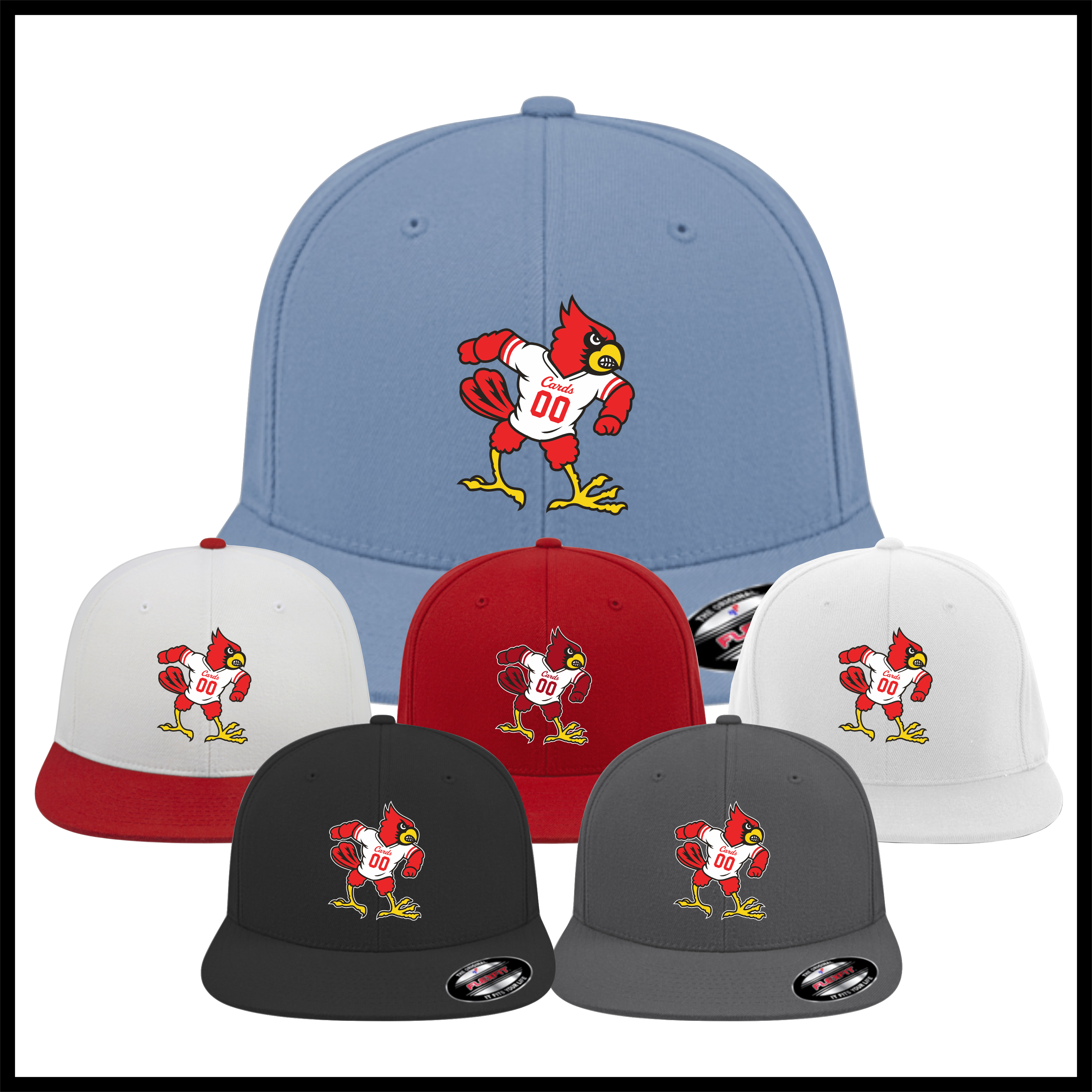 Harmony Grove Vintage Cardinal FlexFit Hat