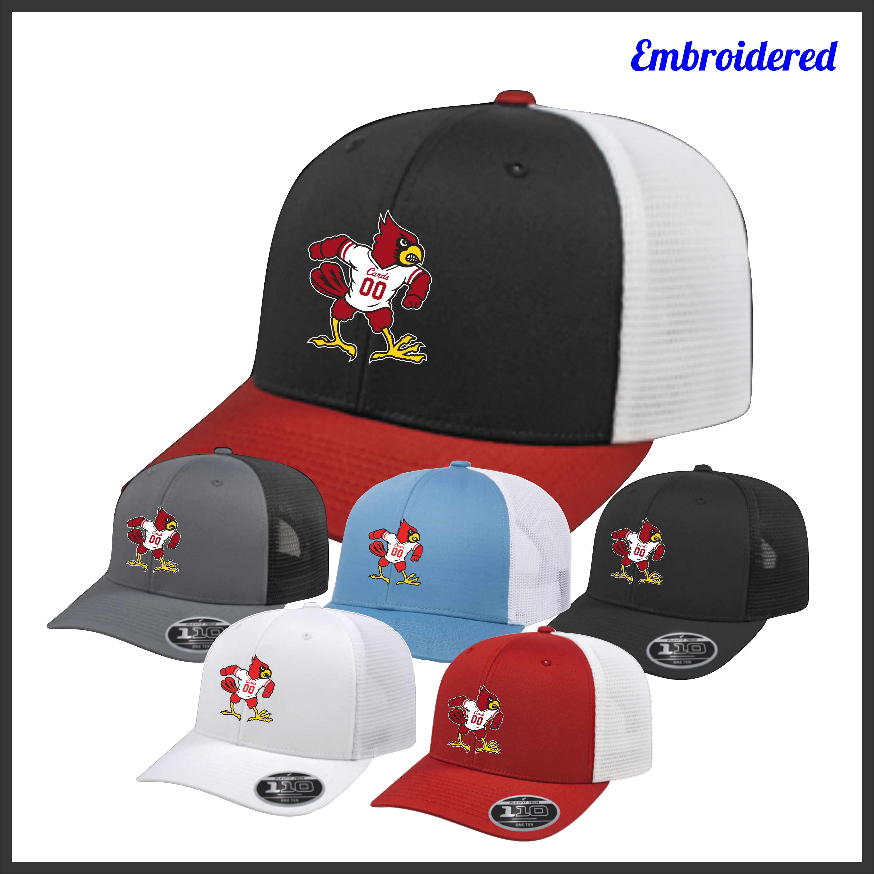 Harmony Grove Vintage Cardinal Snapback Trucker Hat
