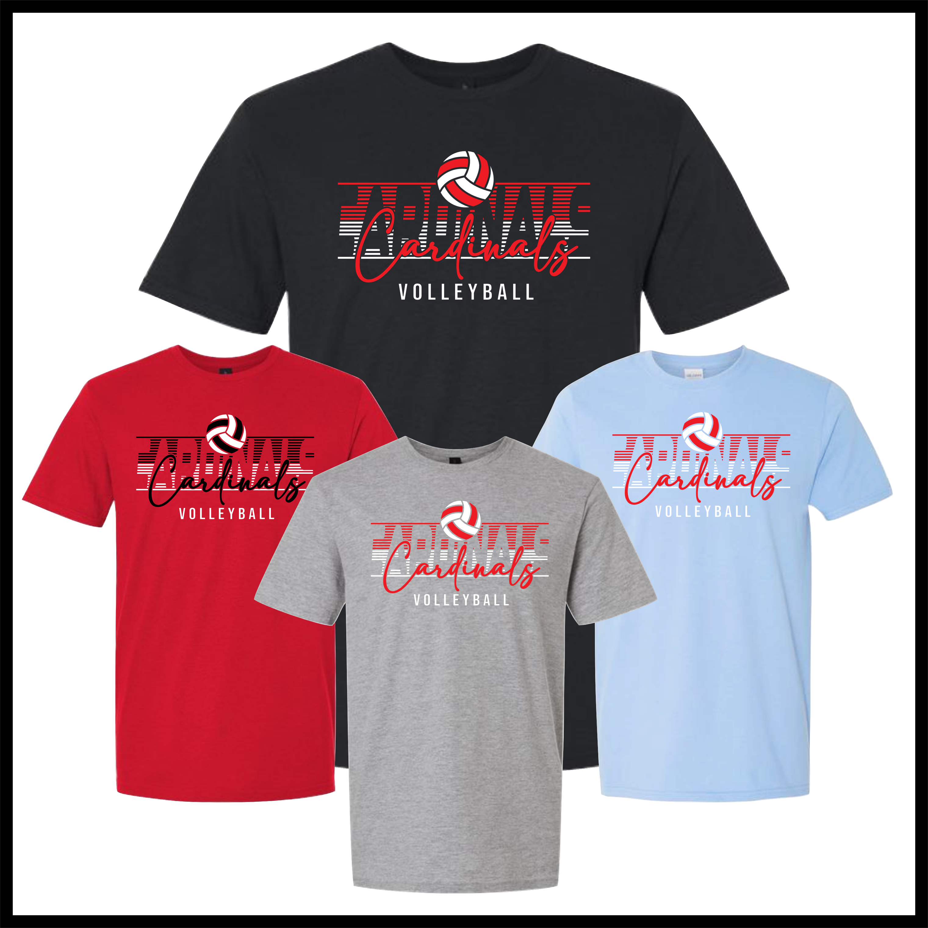 Harmony Grove Volleyball Short Sleeve Ringspun Cotton T-Shirt