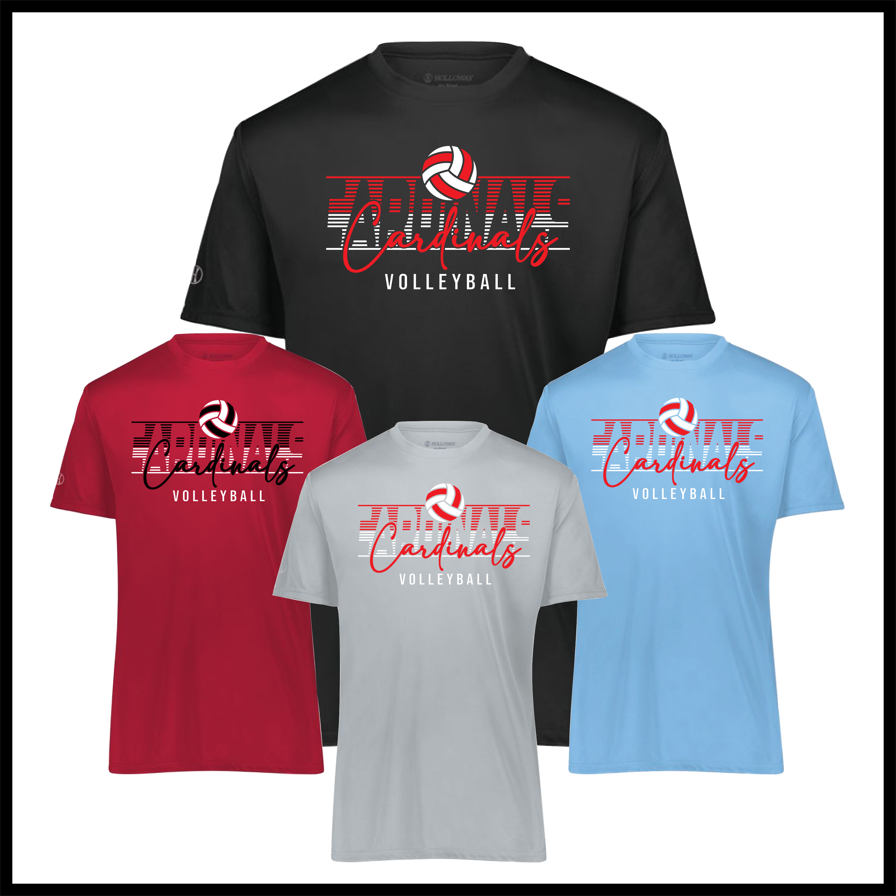 Harmony Grove Volleyball Short Sleeve 100% Poly Wicking T-Shirt