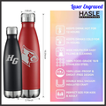 Harmony Grove Laser Engraved 17 oz Water Bottle