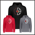 Harmony Grove Basketball Circle Logo 100% Poly Wicking Hoodie Sweatshirt