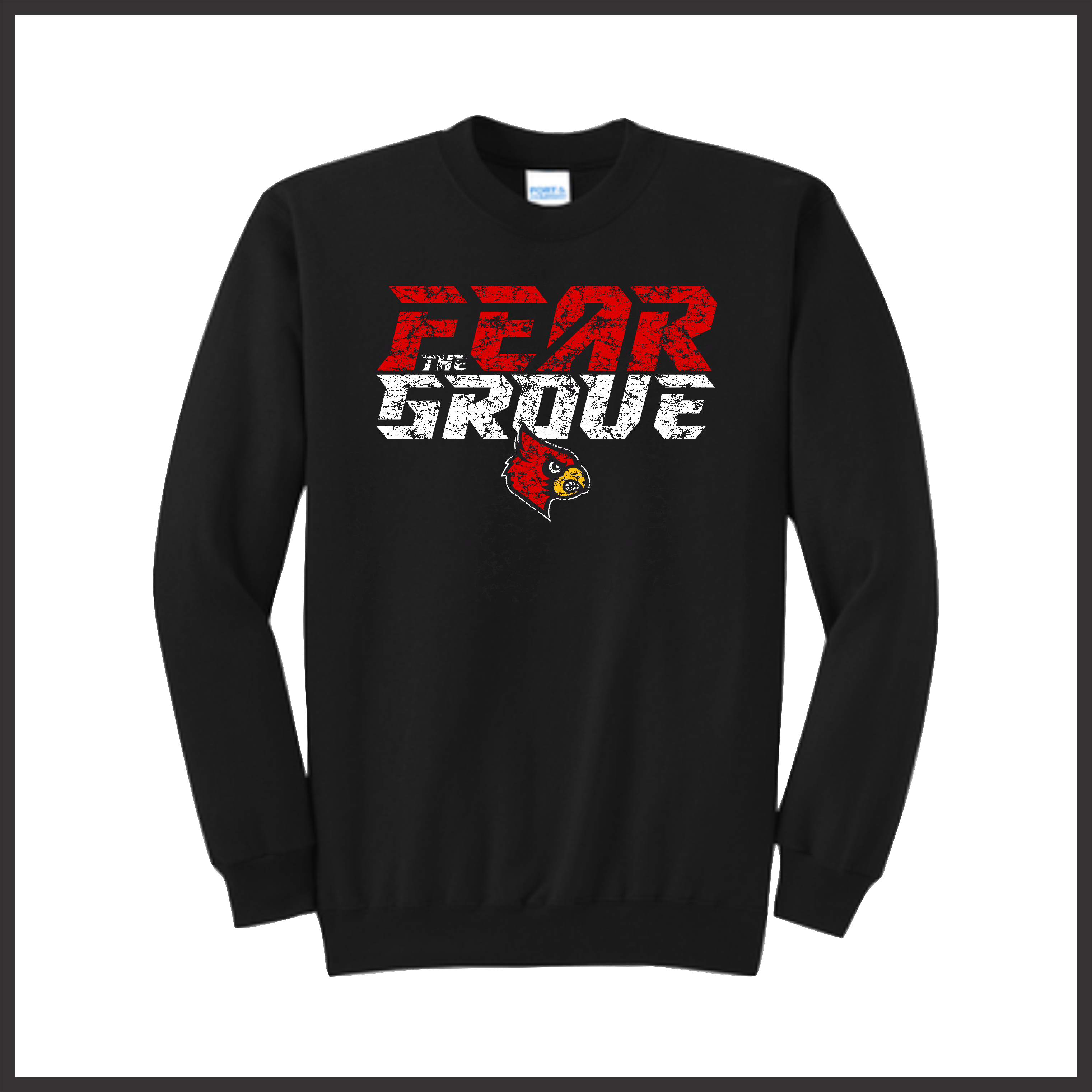 Harmony Grove Fear The Grove Cotton Blend Crewneck Sweatshirt