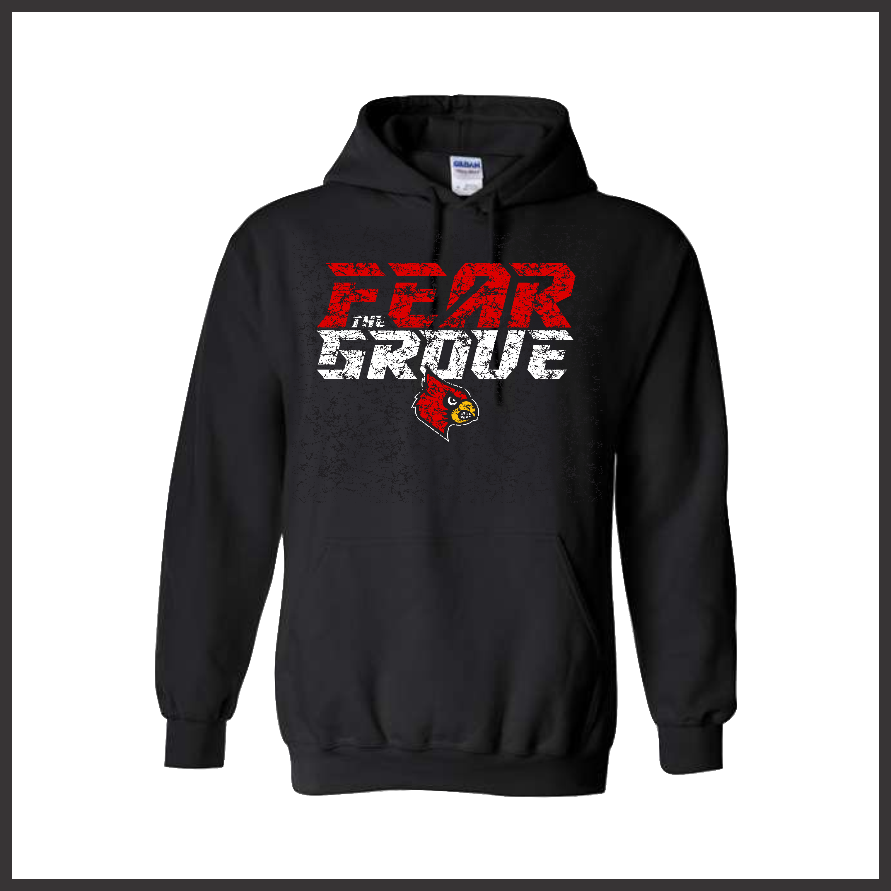 Harmony Grove Fear The Grove Cotton Blend Hoodie Sweatshirt
