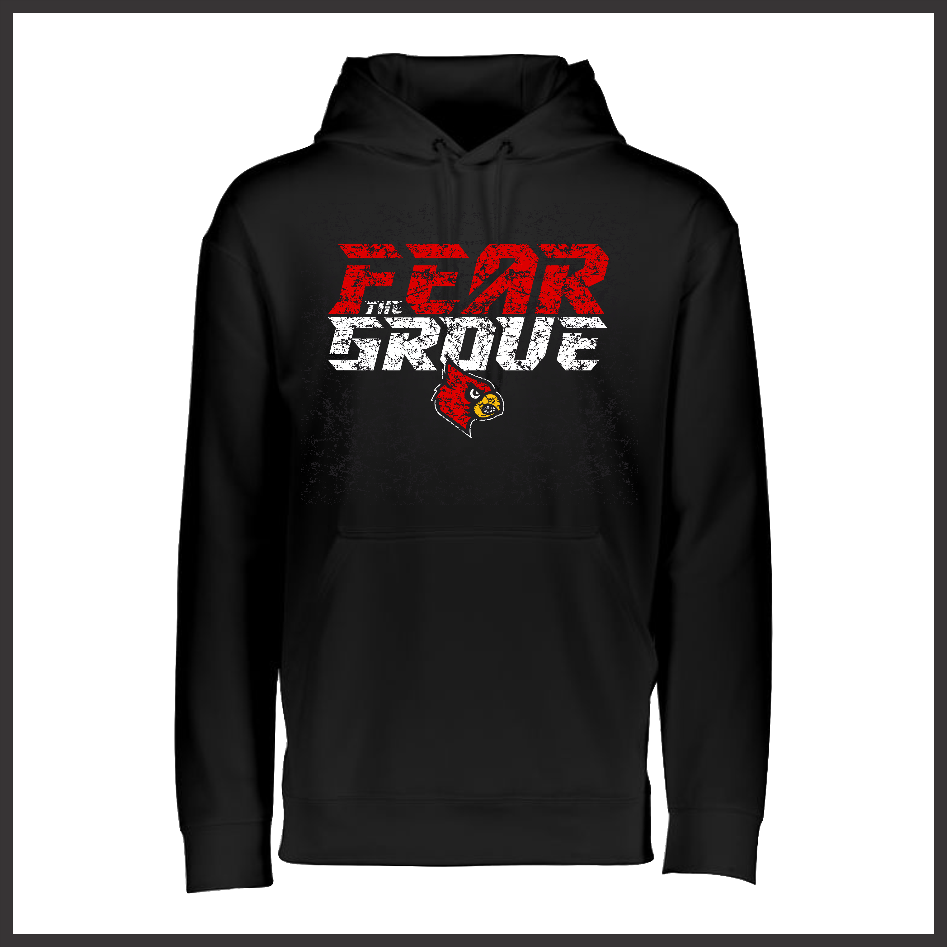 Harmony Grove Fear The Grove 100% Poly Wicking Hoodie Sweatshirt